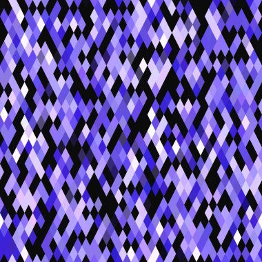 Küçük mor geometrik mozaik piksel elmas dikişsiz desen. Modern kare şekilli fayans dokusu. 2022 şebeke arka planının rengi. Yüksek kaliteli jpg raster örneği.