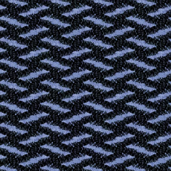 Denim stili geometrik tuval efekti kusursuz doku malzemesi. Erkeksi kotlar mavi boyalı desen. Solmuş çivit rengi soyut yazdırılmış döşeme örneği. — Stok fotoğraf