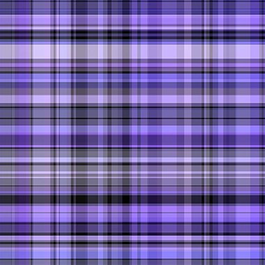 Peri mor köşegen renginde, yılın kusursuz desen dokusu. Tonal gingham, grunge check moda doku geçmişi. Yumuşak mavi yıkama tekstil efekti..