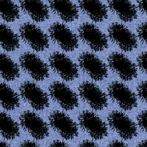 Denim stijl geometrische doek effect naadloze textuur materiaal. Mannelijke jeans blauw stijl geverfd patroon. Vervaagd indigo abstract gedrukt ontwerp tegel staal. — Stockfoto