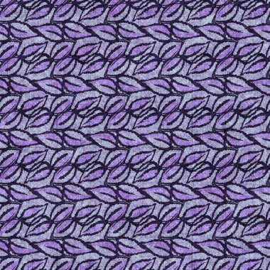 Botanik yaprakları, el işi, keten desenli. Yastık fırlatmak için organik yaprak doğal ses tonu, yumuşak mobilya. Modern mor ev dekorasyonu. 