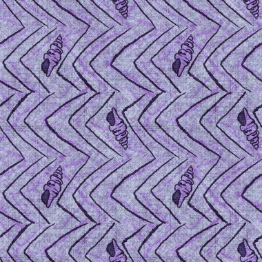 Deniz kabuğu dikişsiz, el yapımı keten desenli. Organik deniz yaşamı, yumuşak mobilya ve yastık fırlatmak için ton tasarımı üzerine doğal bir ton. Modern mor okyanus ev dekorasyonu.