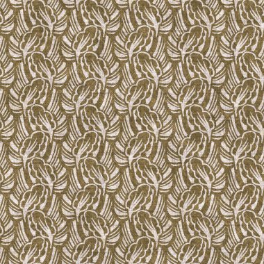 Sepia nötr botanik yaprak dikişsiz keten deseni. Yastık fırlatmak ve mobilya yapmak için organik doğal ton yeşilliği tasarımı. Modern bej kahverengi nötr ev dekorasyonu tekstil kumaşı.