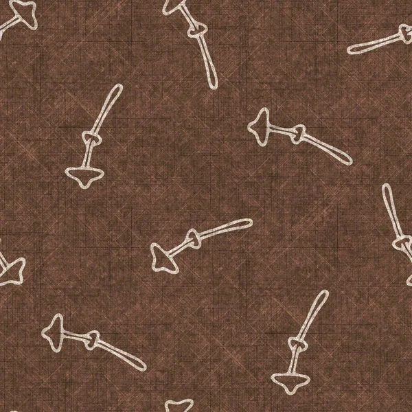 Mantarsız el yapımı keten desenli. Organik mantarlar, yastık fırlatmak için doğal ton tasarımı, yumuşak mobilyalar. Modern sepia ormanlık ev dekoru. 