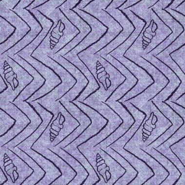 Deniz kabuğu dikişsiz, el yapımı keten desenli. Organik deniz yaşamı, yumuşak mobilya ve yastık fırlatmak için ton tasarımı üzerine doğal bir ton. Modern mor okyanus ev dekorasyonu.