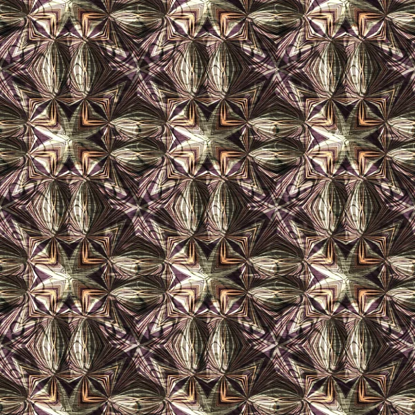 Ziemskie kolory Wiktoriański antyczny geometryczny bezszwowy wzór w różnych odcieniach brązu. Nowoczesne vintage geo tkane tkaniny tkaniny efekt mozaiki tkaniny powtarzać płytki. — Zdjęcie stockowe