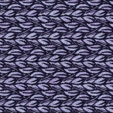 Botanik yaprakları, el işi, keten desenli. Yastık fırlatmak için organik yaprak doğal ses tonu, yumuşak mobilya. Modern mor ev dekorasyonu. 