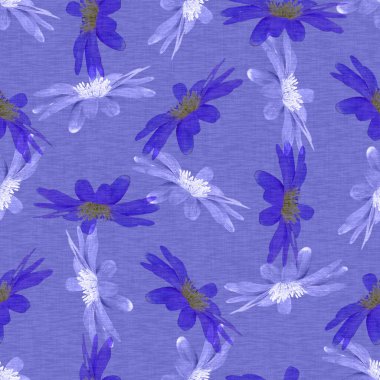 Kusursuz bir peri çiçeği fotoğraf kolajı tekrarlanıyor. Yılın kadınsı lavanta renginde desenli çiçekleri var. Bahar bahçesi duvar kağıdı. 