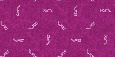 Mantar pembesi kumaş dokusu kenarı etkisi. Kanvas sonbahar kurdelesi için kusursuz örülmüş orman mantarı dekoratif baskısı.