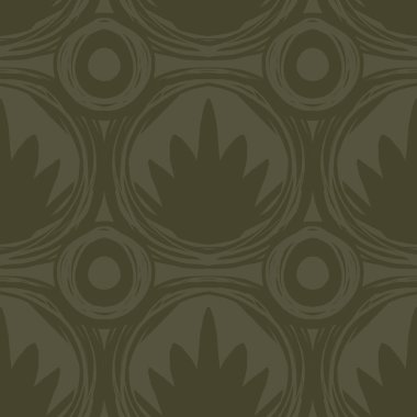Klasik yosun yeşili, geometrik, dikişsiz desen. Askeri duvar kâğıdı ve haki rengi iki tonluk orman kamuflajı.. 