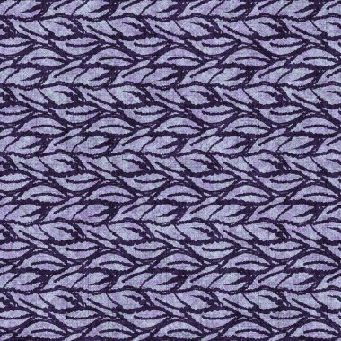 Botanik yaprakları, el işi, keten desenli. Yastık fırlatmak için organik yaprak doğal ses tonu, yumuşak mobilya. Modern mor ev dekorasyonu. 