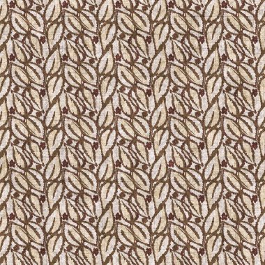 Botanik yaprakları, el işi, keten desenli. Yastık fırlatmak için organik yaprak doğal ses tonu, yumuşak mobilya. Modern sepia ev dekorasyonu. 