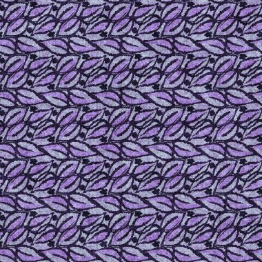 Botanik yaprakları, el işi, keten desenli. Yastık fırlatmak için organik yaprak doğal ses tonu, yumuşak mobilya. Modern mor ev dekorasyonu. 