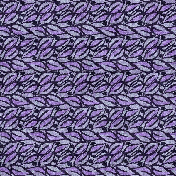 Botanik yaprakları, el işi, keten desenli. Yastık fırlatmak için organik yaprak doğal ses tonu, yumuşak mobilya. Modern mor ev dekorasyonu. 