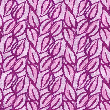 Botanik yaprakları, el işi, keten desenli. Yastık fırlatmak için organik yaprak doğal ses tonu, yumuşak mobilya. Modern pembe ev dekorasyonu. 