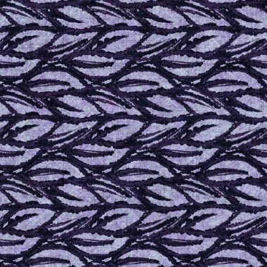 Botanik yaprakları, el işi, keten desenli. Yastık fırlatmak için organik yaprak doğal ses tonu, yumuşak mobilya. Modern mor ev dekorasyonu. 