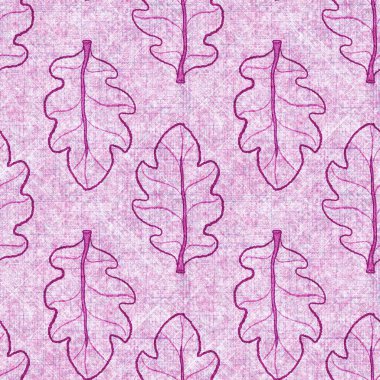 Botanik yaprakları, el işi, keten desenli. Yastık fırlatmak için organik yaprak doğal ses tonu, yumuşak mobilya. Modern pembe ev dekorasyonu. 