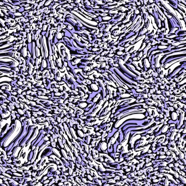 Mor kamuflaj kıvrımları, yılın kusursuz desen dokusu. Ton keten dokusunda renkli bir ton. Kamuflaj kumaş efekti arka planı. Yüksek kalite JPG döşemesi.