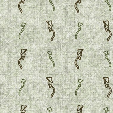 Mantarsız el yapımı keten desenli. Organik mantarlar, yastık fırlatmak için doğal ton tasarımı, yumuşak mobilyalar. Modern yeşil ağaçlık ev dekorasyonu. 