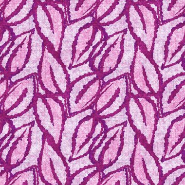 Botanik yaprakları, el işi, keten desenli. Yastık fırlatmak için organik yaprak doğal ses tonu, yumuşak mobilya. Modern pembe ev dekorasyonu. 