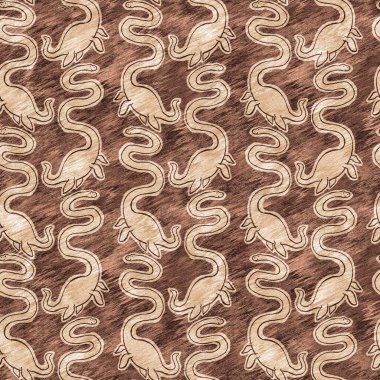 Kahverengi el plesiosaur dinazorunu kusursuz şekilde çizmiş. Bebek yuvası için cinsiyet Nötr Jurasik fosil silueti. Müze, nesli tükenme ve tekstil tasarımı için cinsiyet ayrımı yapılmamış ev dekorasyonu. 