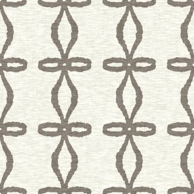 El çizimi keten kumaş dokusu deseni. Duvar kağıdı için kusursuz, dokumasız, doğal gri dekoratif baskı.