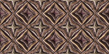 Değişik kahverengi tonlarda, dünyevi renkler, Viktorya dönemi geometrik, pürüzsüz sınır deseni. Modern vintage jeo dokuma kumaş kenar süslemesi. Klasik kurdele pankartı