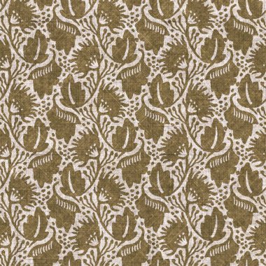 Sepia nötr botanik yaprak dikişsiz keten deseni. Yastık fırlatmak ve mobilya yapmak için organik doğal ton yeşilliği tasarımı. Modern bej kahverengi nötr ev dekorasyonu tekstil kumaşı
