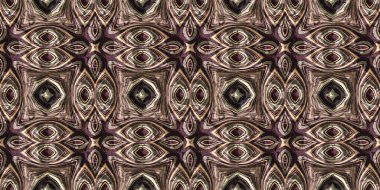 Değişik kahverengi tonlarda, dünyevi renkler, Viktorya dönemi geometrik, pürüzsüz sınır deseni. Modern vintage jeo dokuma kumaş kenar süslemesi. Klasik kurdele pankartı