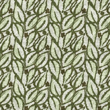 Botanik yaprakları, el işi, keten desenli. Yastık fırlatmak için organik yaprak doğal ses tonu, yumuşak mobilya. Modern yeşil ev dekorasyonu