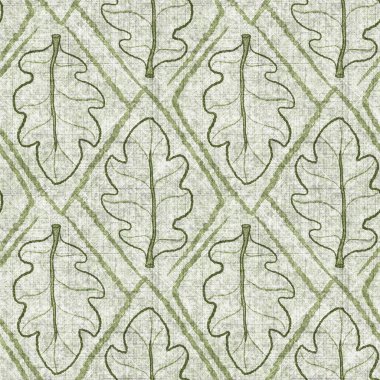 Botanik yaprakları, el işi, keten desenli. Yastık fırlatmak için organik yaprak doğal ses tonu, yumuşak mobilya. Modern yeşil ev dekorasyonu