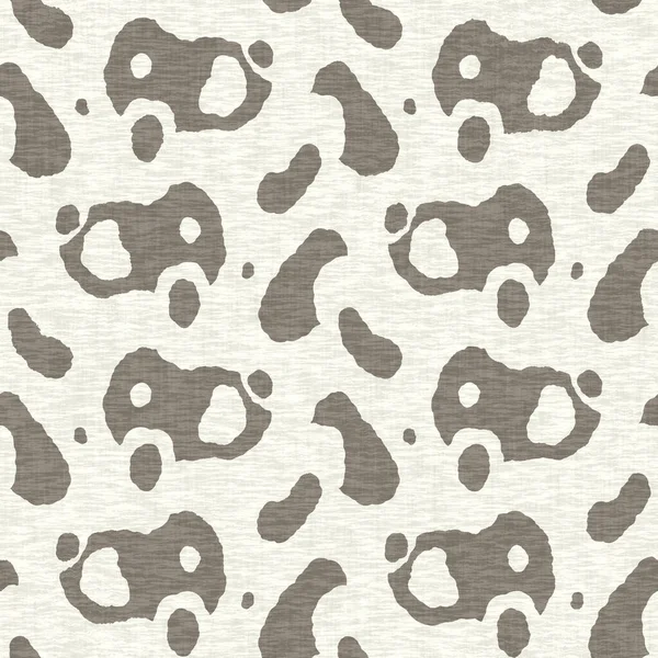 Hand Drawn Doodle Linen Effect Texture Pattern Seamless Woven Natural — Zdjęcie stockowe