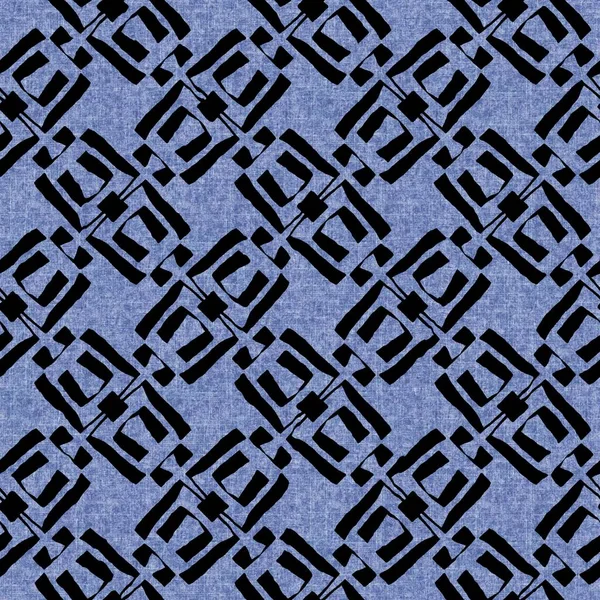 Džínový Styl Geometrické Plátno Efekt Bezešvé Textury Materiálu Mužské Džíny — Stock fotografie
