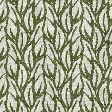 Botanik yaprakları, el işi, keten desenli. Yastık fırlatmak için organik yaprak doğal ses tonu, yumuşak mobilya. Modern yeşil ev dekorasyonu