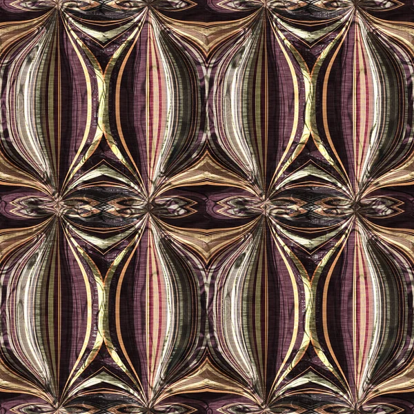 Earthy Colours Victorian Antique Geometric Seamless Pattern Variegated Brown Tones — стоковое фото