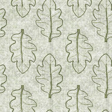 Botanik yaprakları, el işi, keten desenli. Yastık fırlatmak için organik yaprak doğal ses tonu, yumuşak mobilya. Modern yeşil ev dekorasyonu