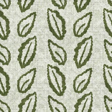 Botanik yaprakları, el işi, keten desenli. Yastık fırlatmak için organik yaprak doğal ses tonu, yumuşak mobilya. Modern yeşil ev dekorasyonu