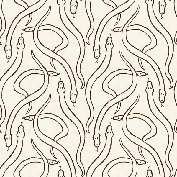 Χαριτωμένο Σαφάρι Φίδι Άγρια Ζώων Μοτίβο Για Μωρά Διακόσμηση Δωματίου — Φωτογραφία Αρχείου