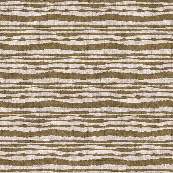 Sepia Brown Striped Canvas Effect Seamless Texture Material Line Organic — Stock Photo, Image