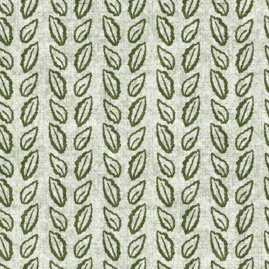 Botanik yaprakları, el işi, keten desenli. Yastık fırlatmak için organik yaprak doğal ses tonu, yumuşak mobilya. Modern yeşil ev dekorasyonu