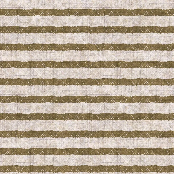 Sepia Brown Striped Canvas Effect Seamless Texture Material Line Organic — Stock Photo, Image