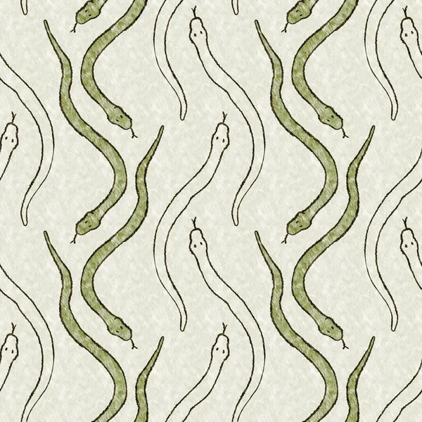 Roztomilý Safari Had Divoké Zvíře Vzor Pro Děti Pokoj Dekor — Stock fotografie