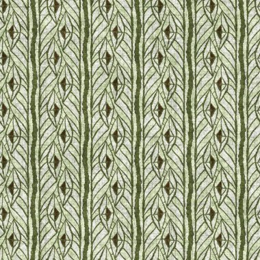 Botanik yaprakları, el işi, keten desenli. Yastık fırlatmak için organik yaprak doğal ses tonu, yumuşak mobilya. Modern yeşil ev dekorasyonu