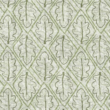 Botanik yaprakları, el işi, keten desenli. Yastık fırlatmak için organik yaprak doğal ses tonu, yumuşak mobilya. Modern yeşil ev dekorasyonu