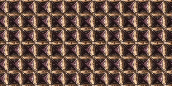 Earthy Colours Antique Victorian Geometric Seamless Border Pattern Variegated Brown — ストック写真