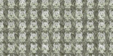 Bebek odası dekorasyonu için şirin bir safari vahşi kaplan sınırı. Kusursuz büyük kedi kürklü yeşil desenli cinsiyet nötr iz tasarımı.