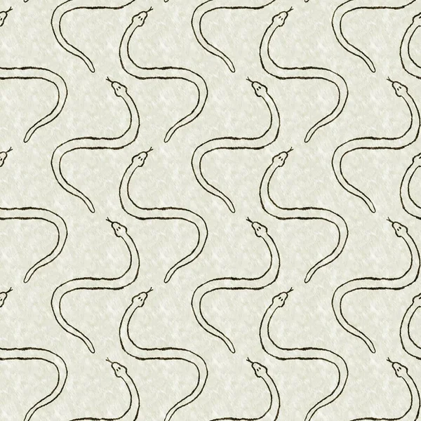 Cute Safari Snake Wild Animal Pattern Babies Room Decor Seamless — Stock Photo, Image