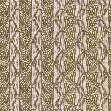 Sepia kahverengi karalama bezi, pürüzsüz doku etkisi yapar. Maddi el organik desen çizmiş. Eski moda dekoratif tasarım