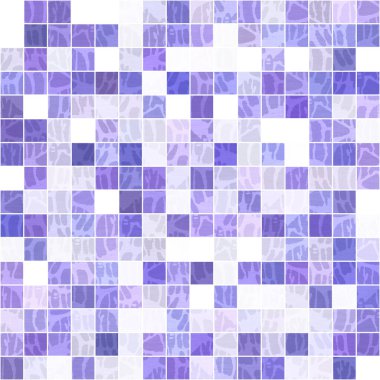 Küçük mor geometrik mozaik piksel ızgarası dikişsiz desen. Modern kare şekilli fayans dokusu. 2022 şebeke arka planının rengi. Yüksek kaliteli jpg raster örneği