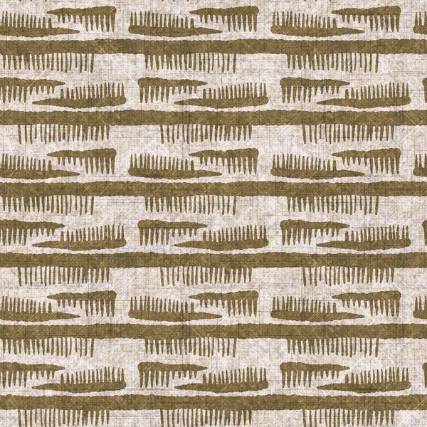 Sepia Brown Striped Canvas Effect Seamless Texture Material Line Organic — Stockfoto